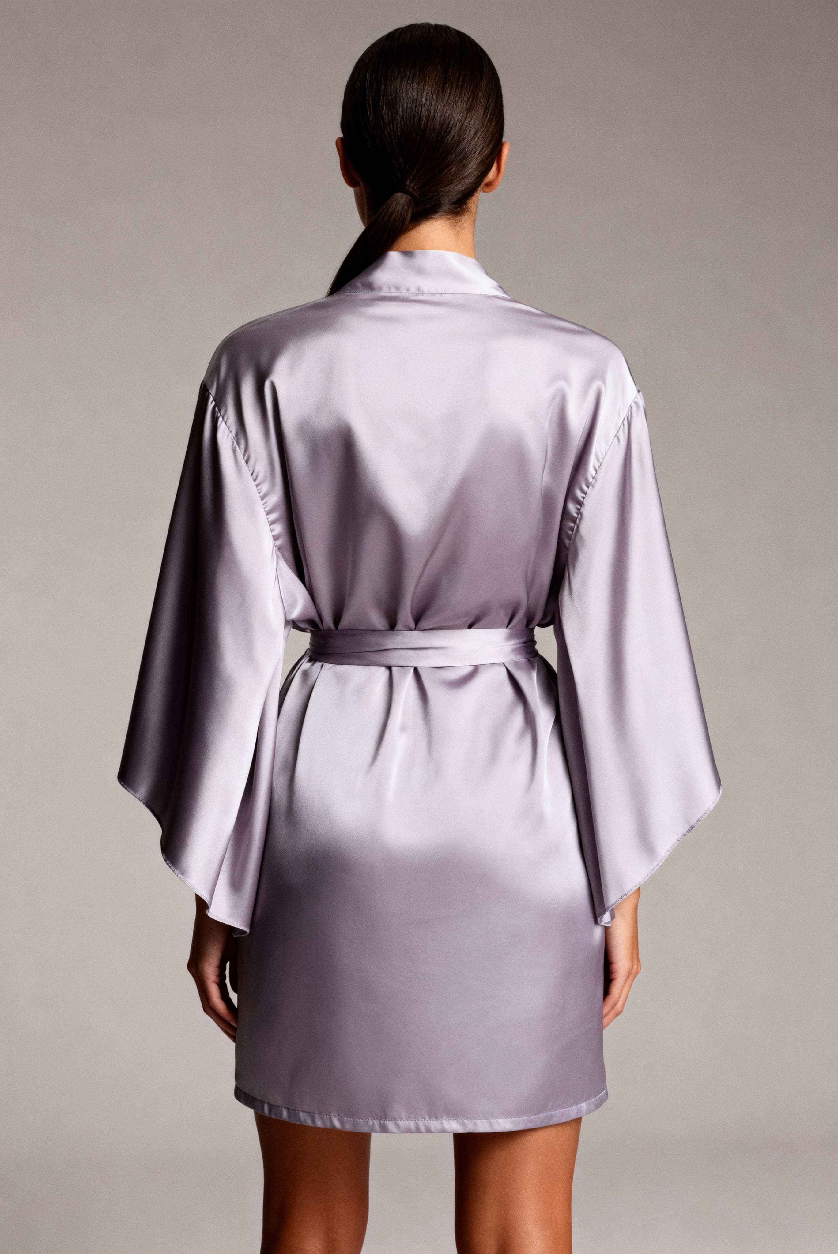 Kimono for women - Midnight Gray Lilac