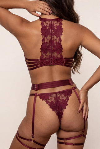 Four-piece set - JOLYE Bordeaux 